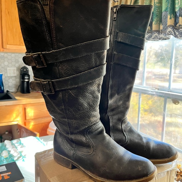 BED|STU Distressed Leather Boots - Picture 2 of 9